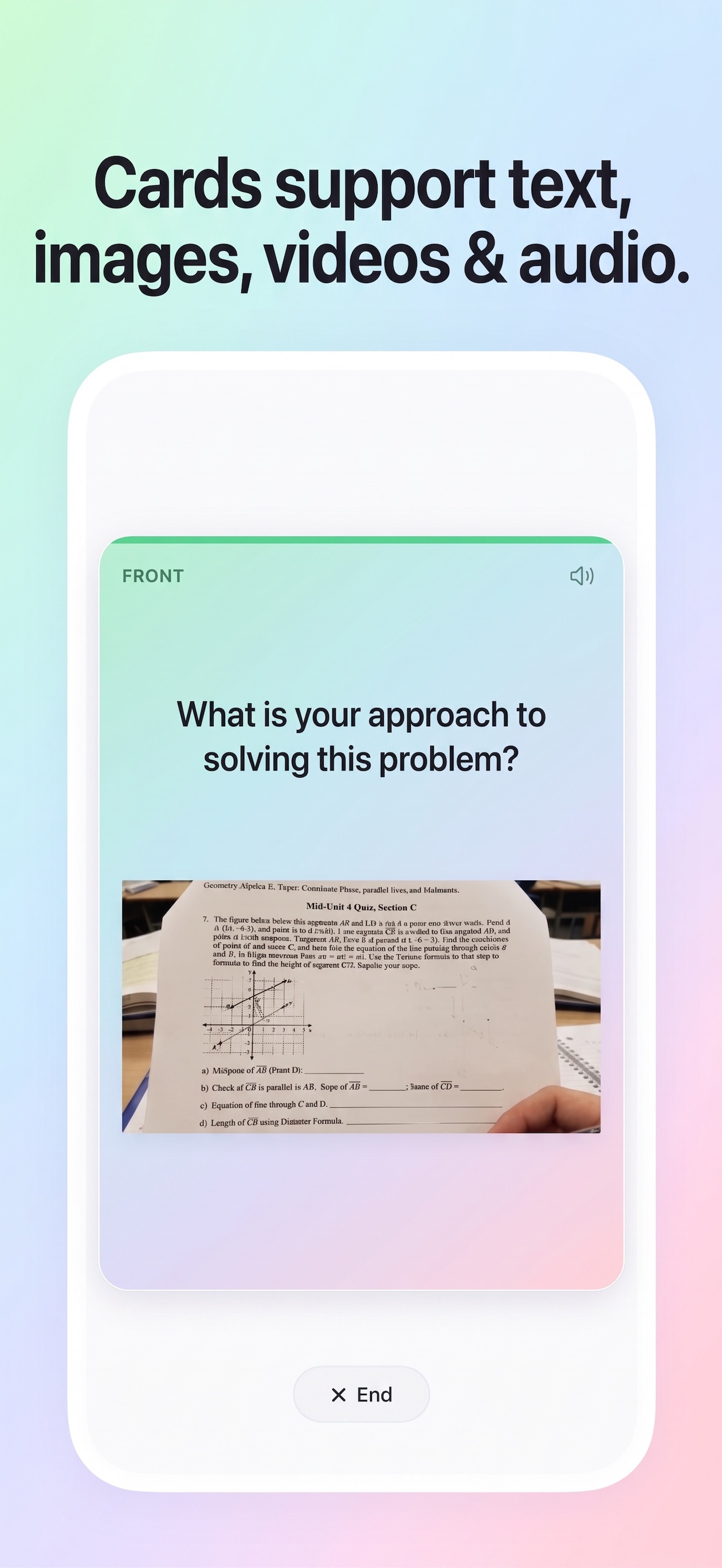 Screenshot 3 of Kayi - Swipe Flashcard Maker