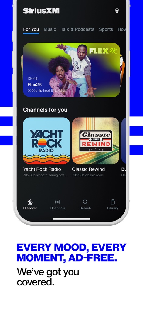 SiriusXM: Music, Sports & News - Diverse Channel Variety