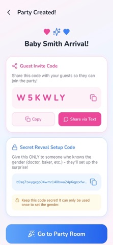 Create Gender Reveal Party Screenshot 2 of 4