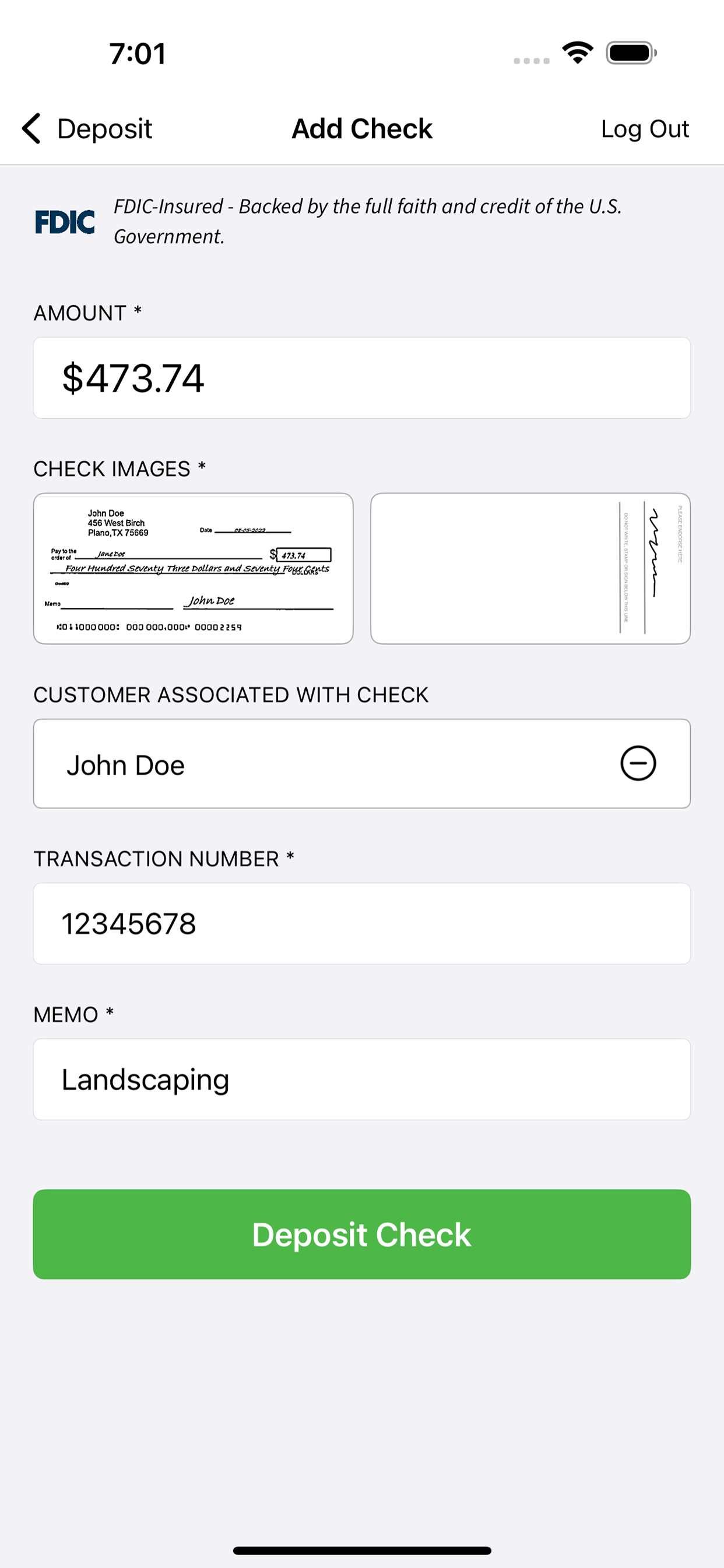 Richwood BusinessMobileDeposit screenshot 4