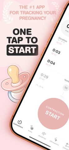 Contraction Timer - Tracker 9m Screenshot 1 of 7
