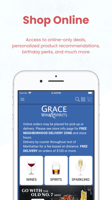 Grace Wine & Spirits Screenshot