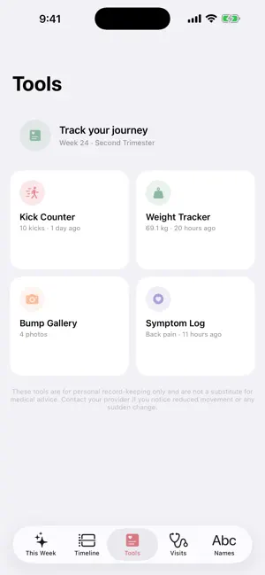 Pregnancy Week by Week Tracker screenshot 3