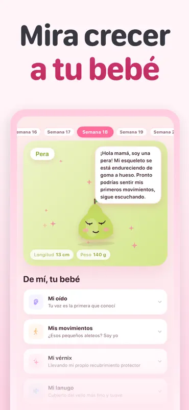 Prego: Embarazo y Bebé Tracker screenshot 2 of 6