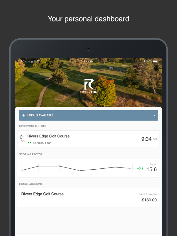 Rivers Edge Golf iPad screenshot 1 - Sports app