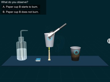 Paper Cup Heating- EduTech Era iPad screenshot