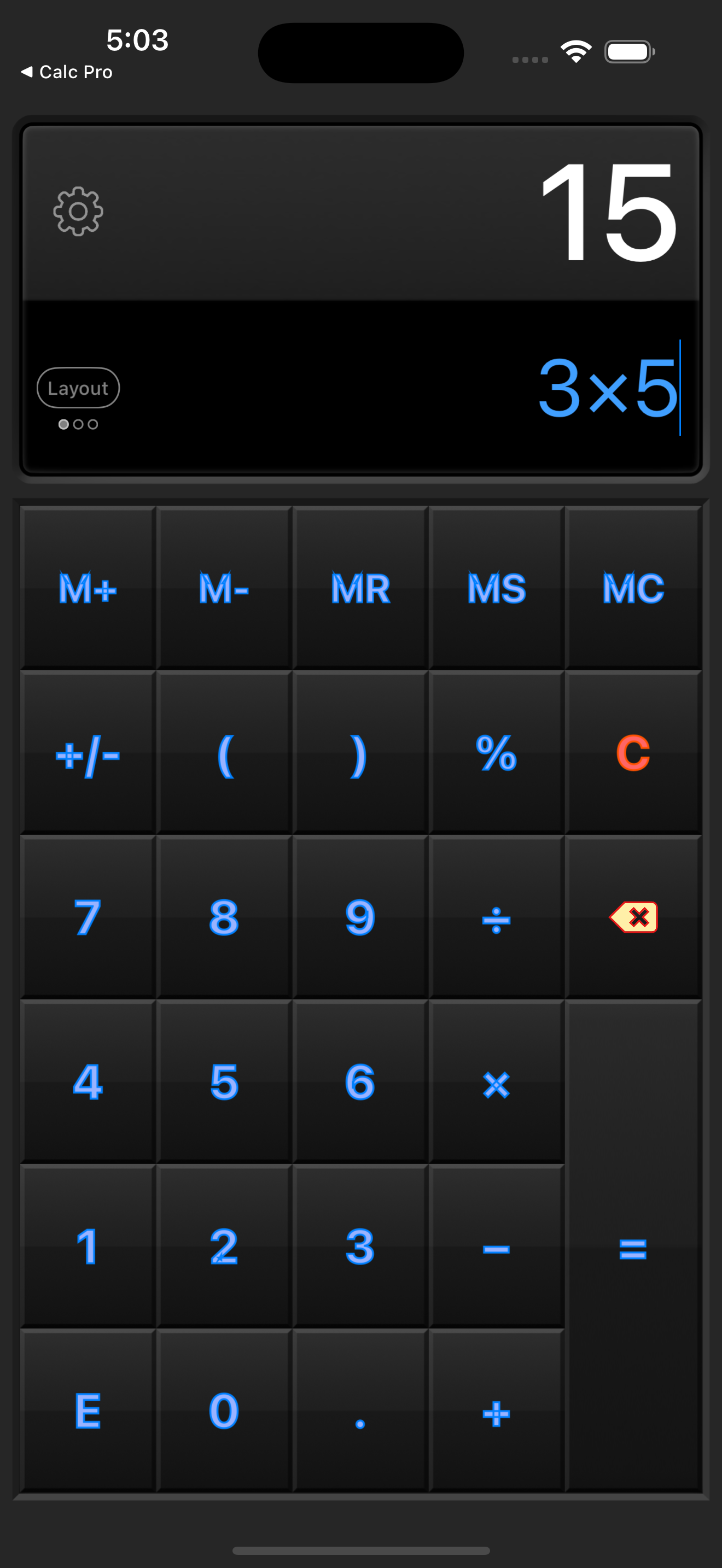Calculator HD Pro Lite screenshot 5