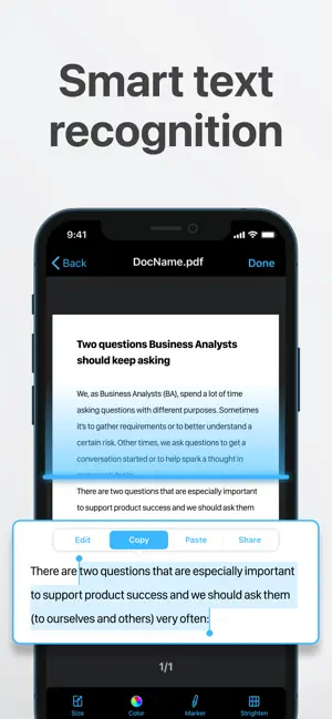 QR Code Reader & PDF Scanner screenshot 4