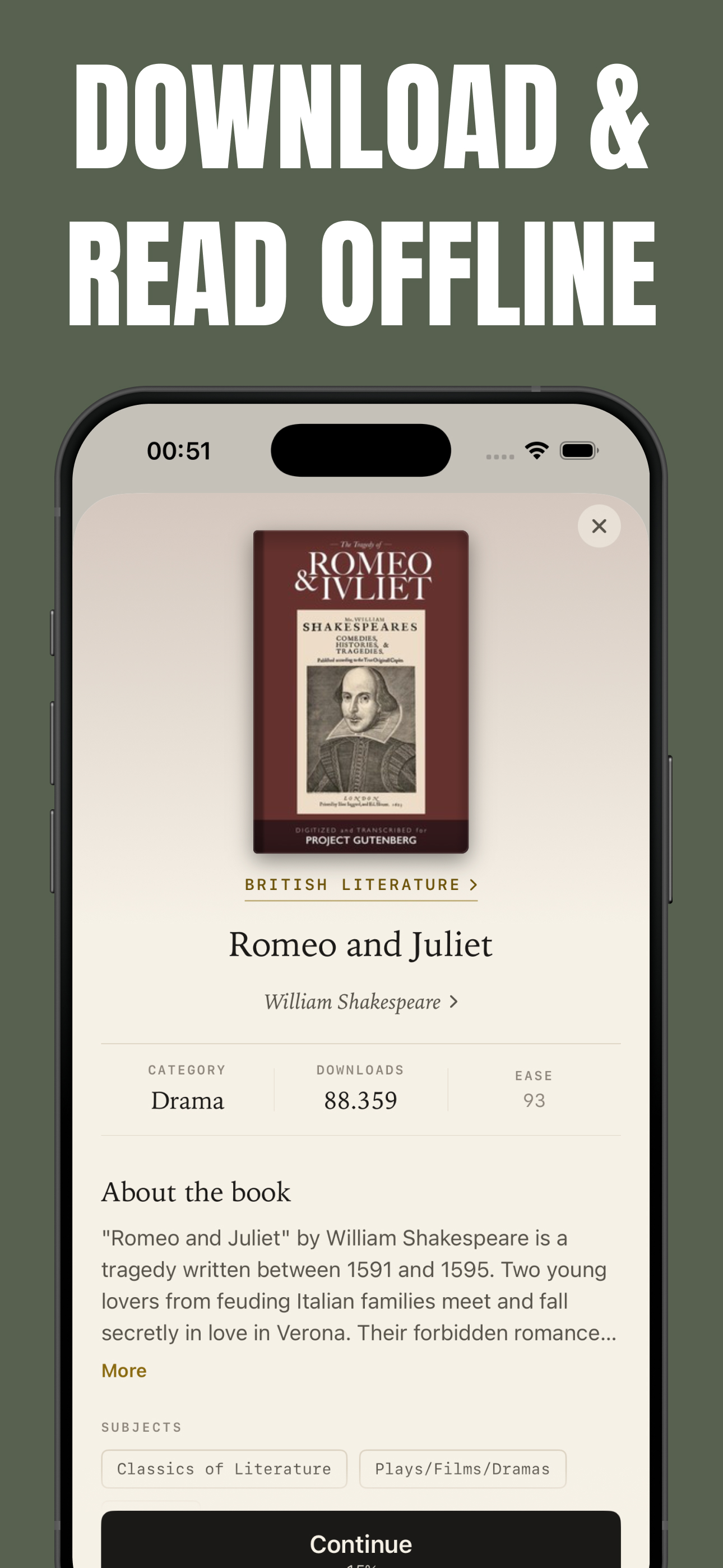 Project Gutenberg eBook Reader screenshot 2