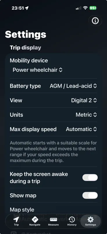 WheelTrip: Wheelchair GPS screenshot 8 of 8
