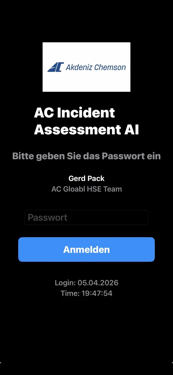 Screenshot #1 pour AC-incident-assessment