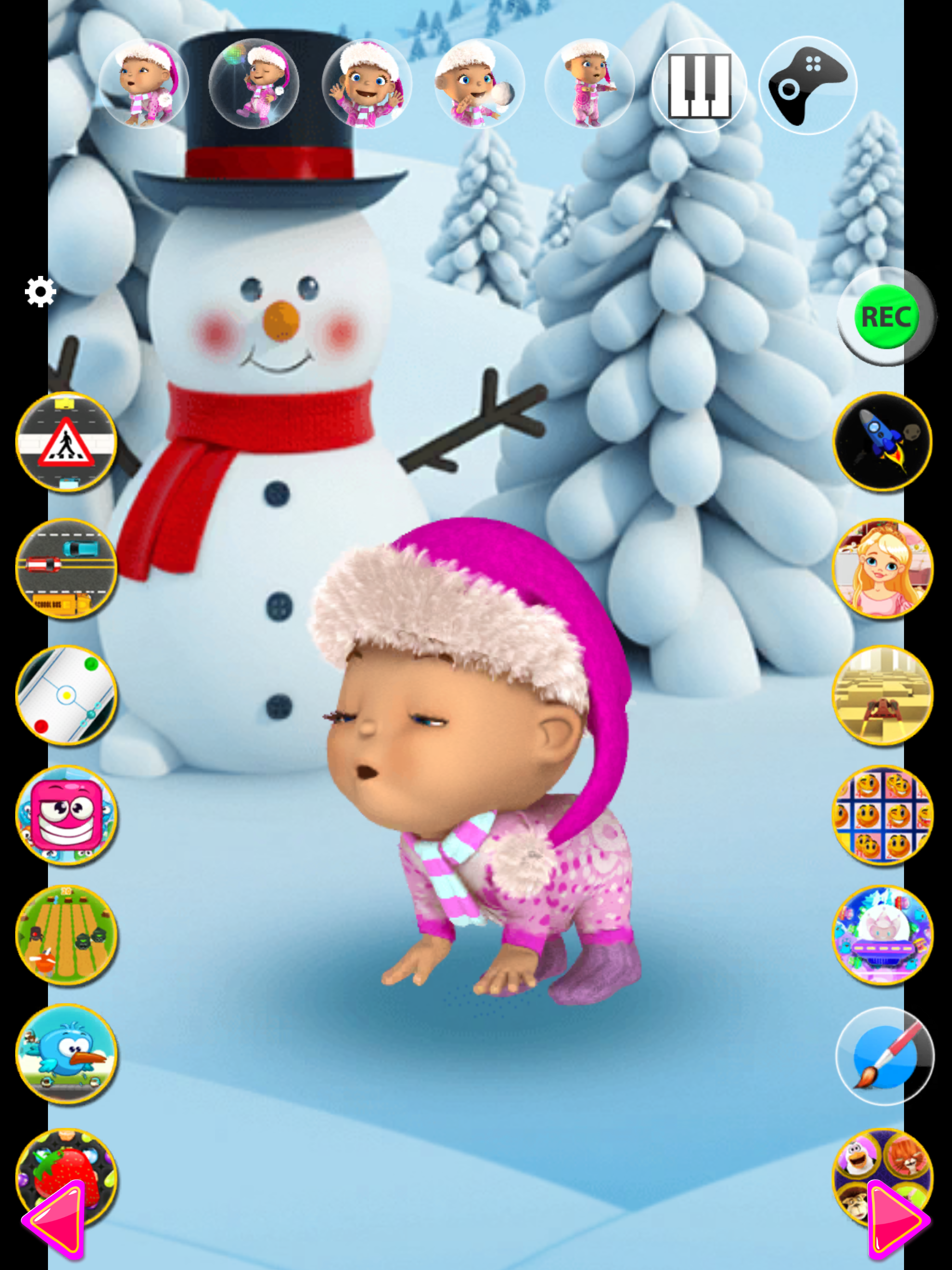 Talking Baby Babsy Winter Fun screenshot 16