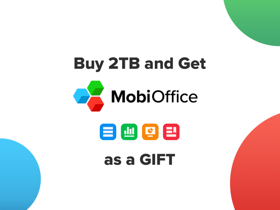 MobiDrive Cloud Storage & Sync iPad screenshot 8 - Productivity app