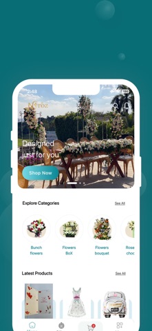Nyroz Flowers iPhone screenshot