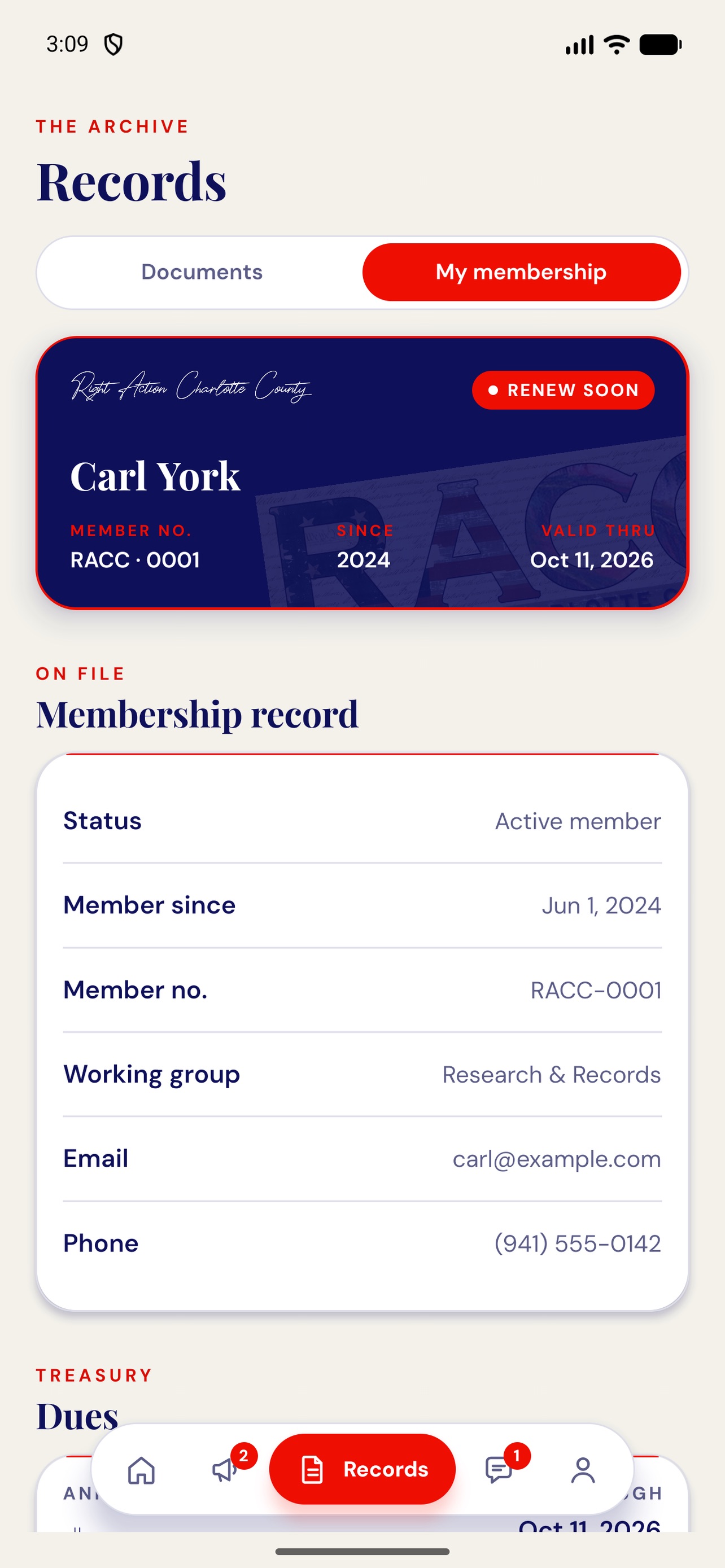 Screenshot 3 of RACC Members