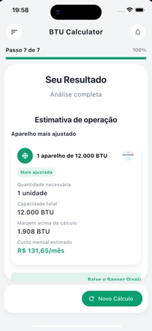 Calculadora de BTU Screenshot 2 of 3