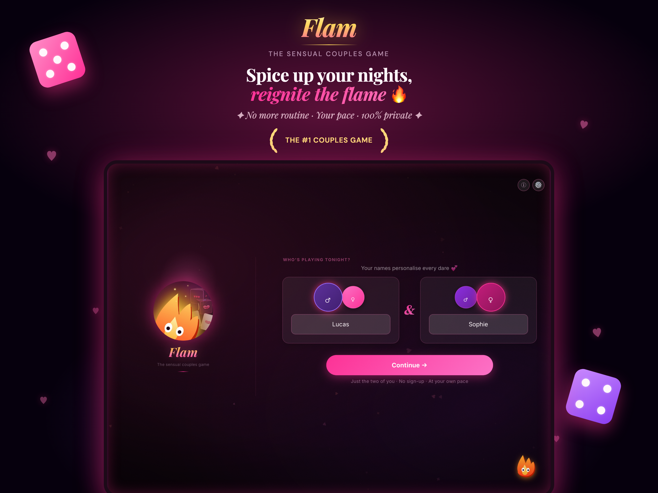 Flam: 6 Couples Games in 1 screenshot 12