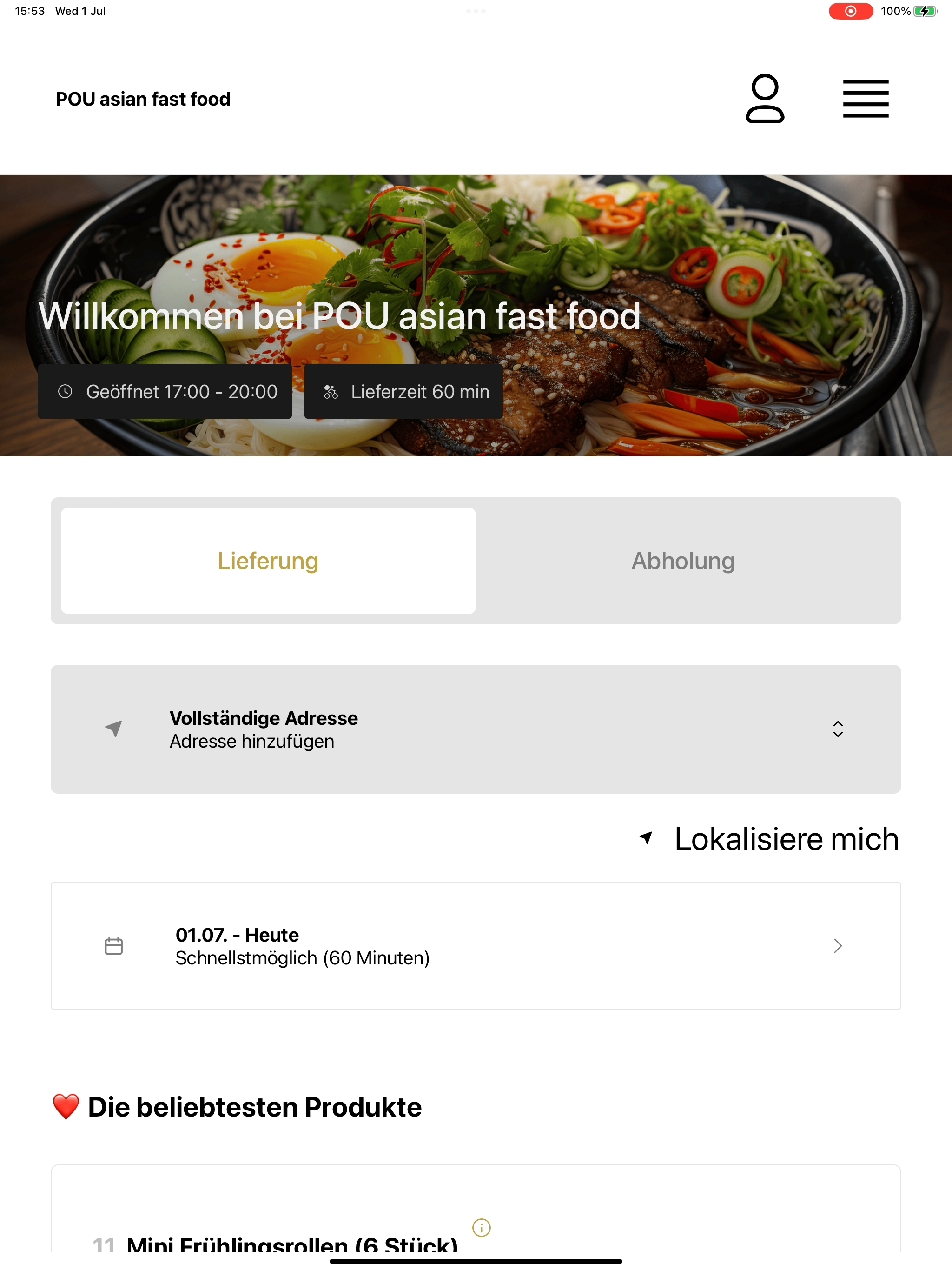 POU asian·fast·food screenshot 6