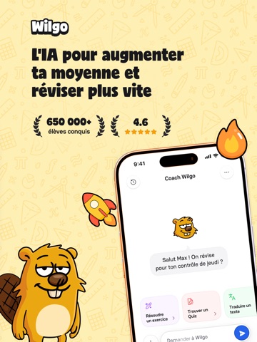 Wilgo : IA n°1 - Quiz Révision iPad screenshot 1