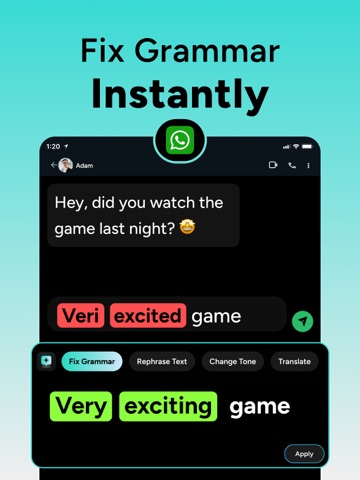 AI Keyboard・Writing Assistant iPad screenshot