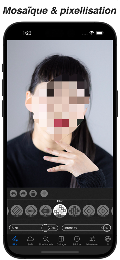 Flou Photo & Mosaïque screenshot 5