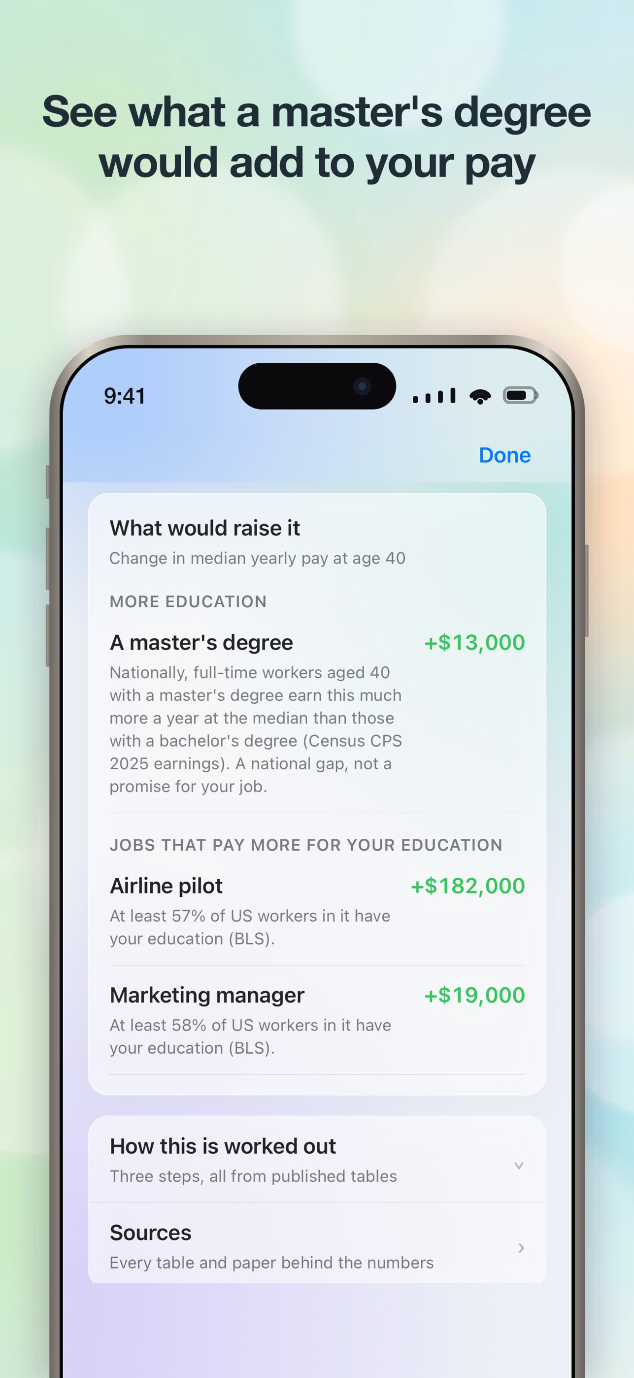Screenshot 4 of Salary Predictor: Future Pay