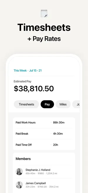 Atto: Time Tracking & Shifts screenshot 3