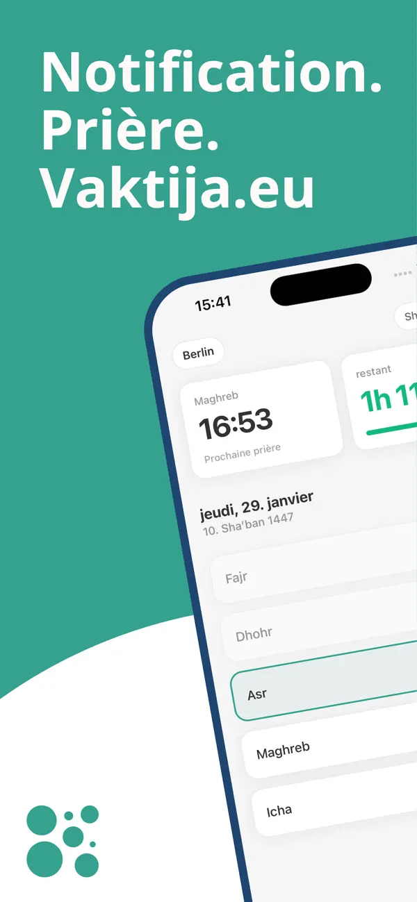 Screenshot #1 pour Vaktija.eu: Heures de prière