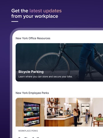 VTS Workplace iPad screenshot
