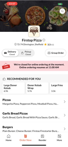 Firstop Pizza Sheffield Screenshot 2 of 4