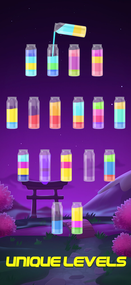 Water Bottle Sort: Color Games screenshot 1
