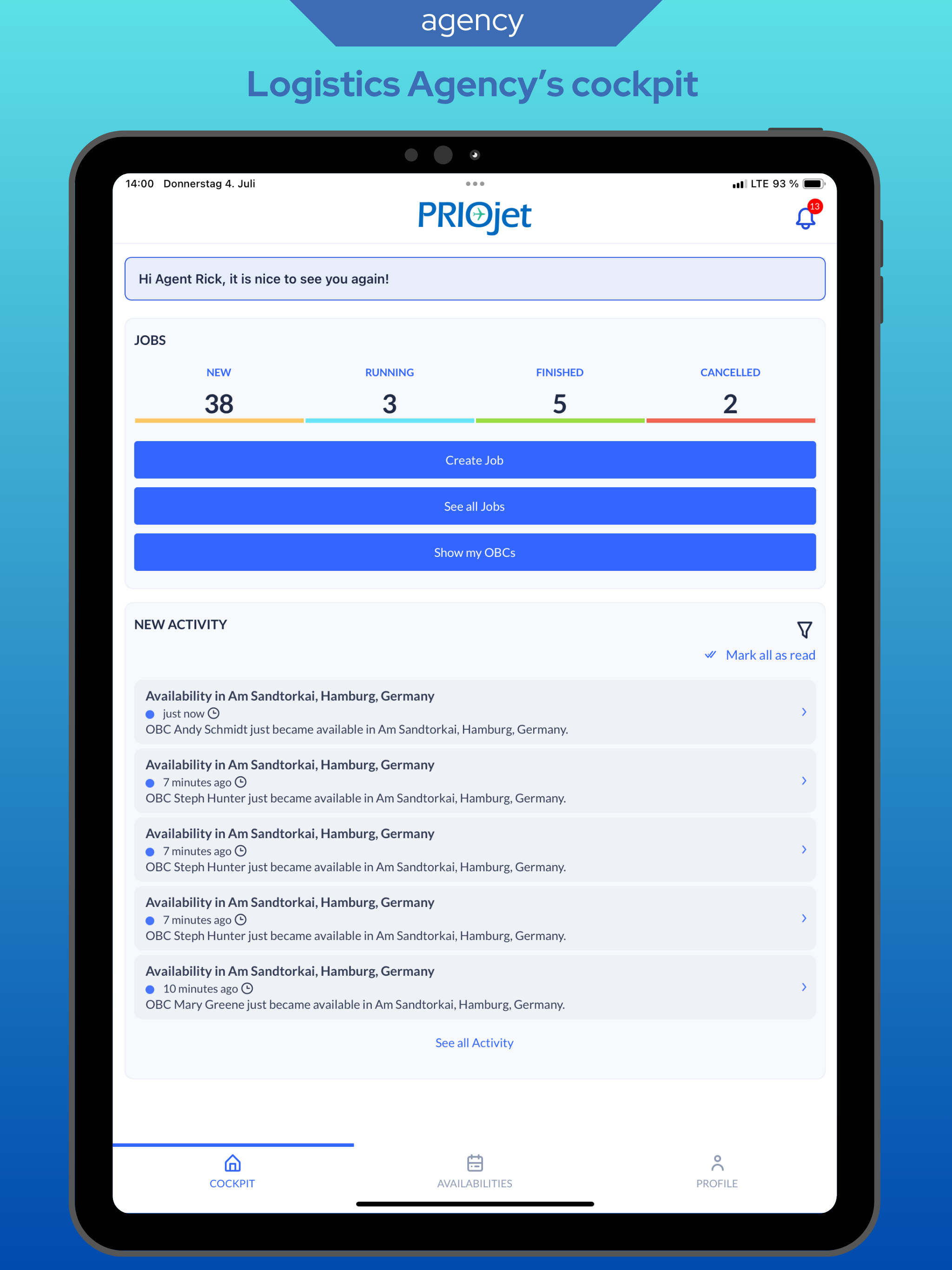 PRIOjet Logistics