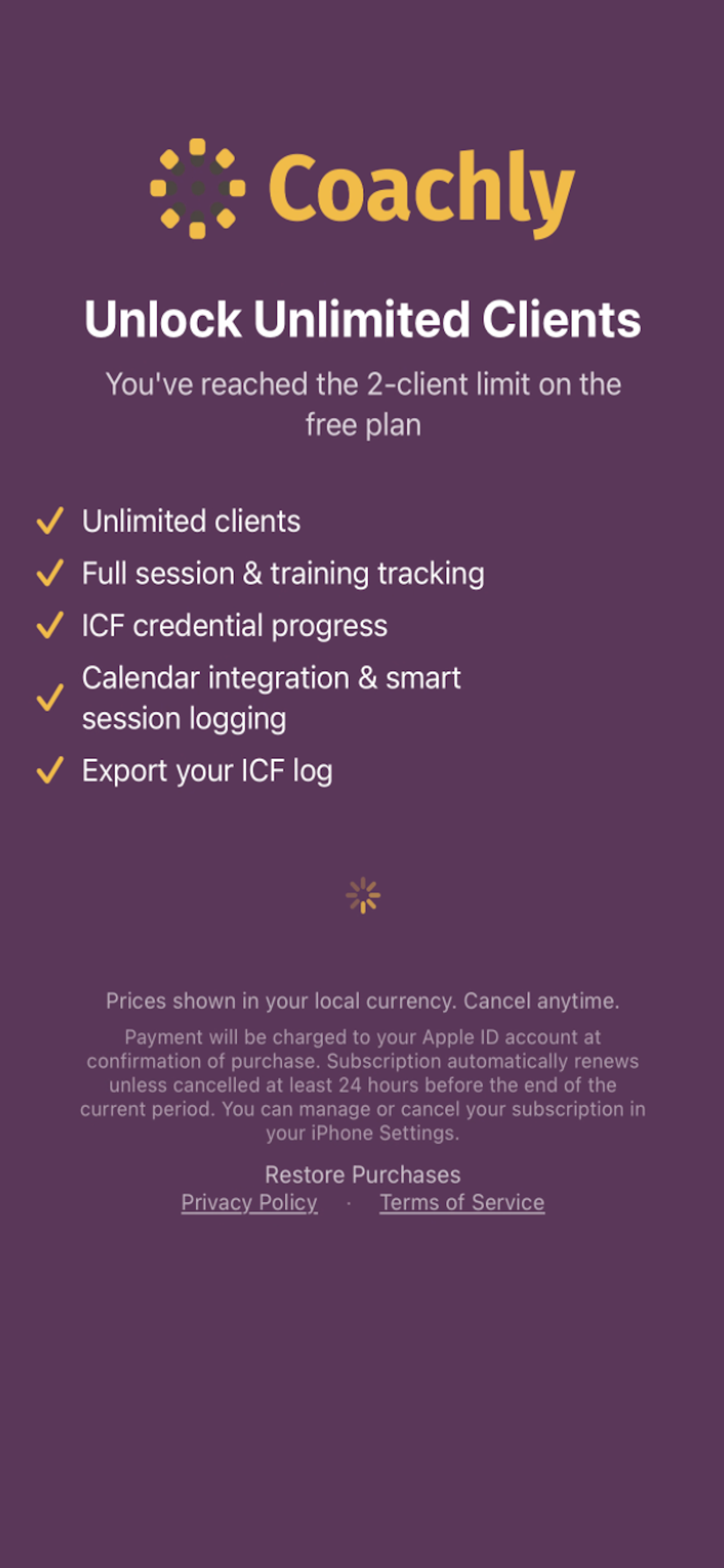 Coachly: Track Sessions & More