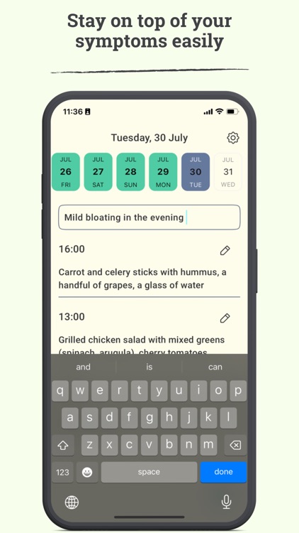 Sito: Minimal Food Diary