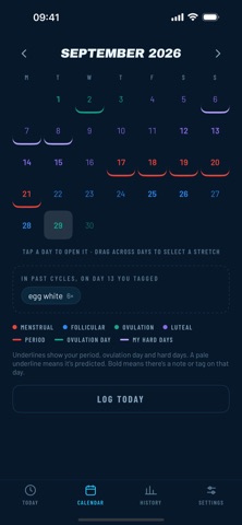 Undertow: Cycle Tracker screenshot 2
