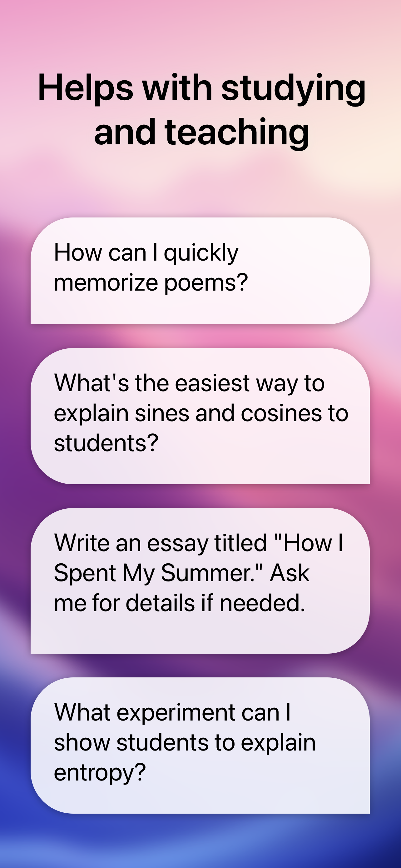 Intelligent Assistant Chat