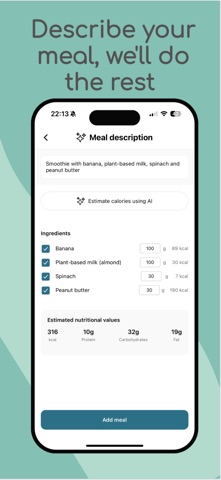 Yumio AI - Calorie Tracker iPhone screenshot