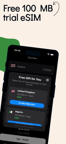eSIM – Travel Internet App iPhone screenshot