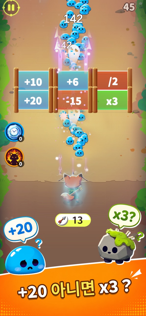 Fox Shot: Number Run iOS Mod IPA screenshot 1 - iOS game interface