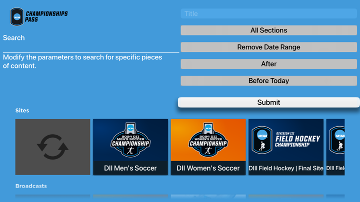 Screenshot #1 pour NCAA Championships Pass