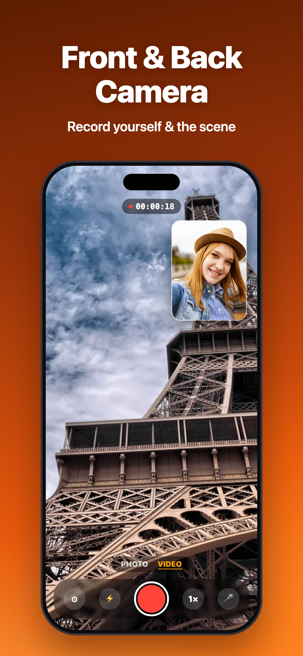 Dualix: Dual Camera Recorder screenshot 3