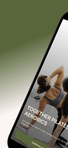 TOGETHER PILATES + AEROBICS iPhone screenshot