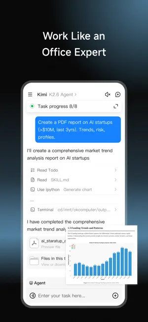 Kimi - Kimi K2.6 is Live iPhone screenshot 6