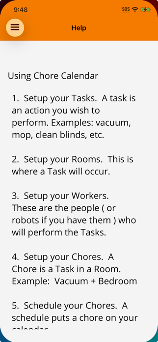 Chore Calendar Screenshot 8 of 8