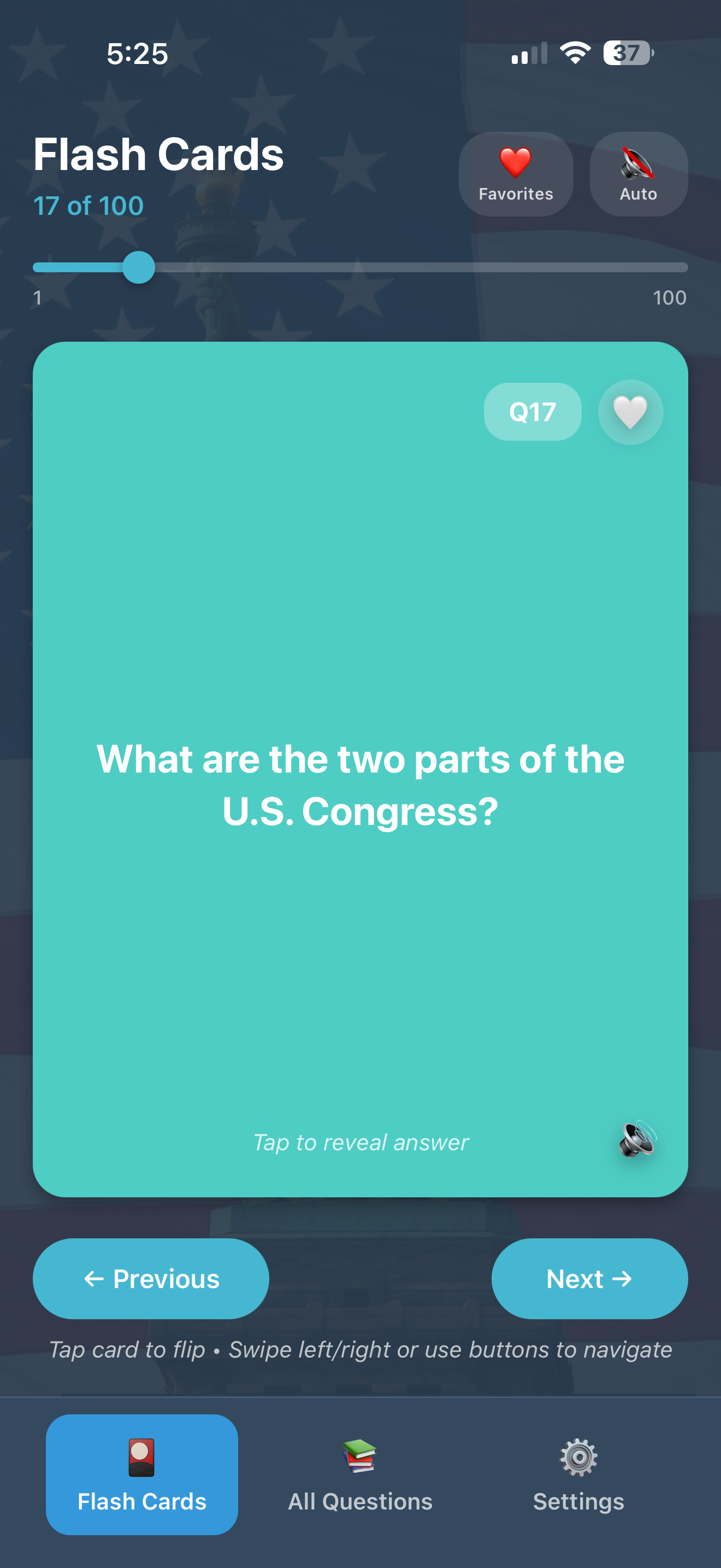 U.S. Citizenship Civics Test screenshot 8