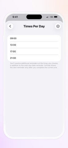 GoTodo: To Do List & Planner Screenshot 5 of 10