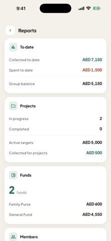 GroupFund screenshot