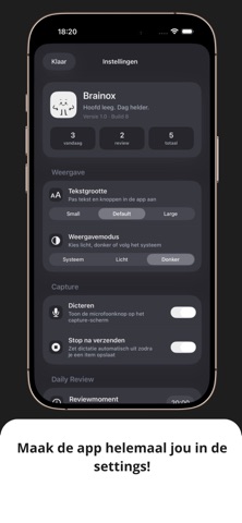 Brainox - leeg jouw gedachten screenshot