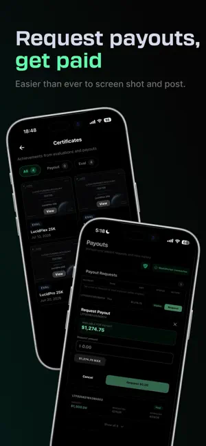 Lucid Trading App iPhone screenshot 4