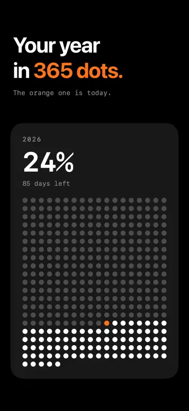 Memento Mori: Time Left Widget screenshot 1 of 7